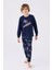 Erkek Çocuk Uzun Kol Pijama Takım RP3435 Lacivert 1