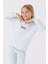 Kız Çocuk Uzun Kol Pijama Takım US1987 Su Yeşili 2