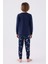 Erkek Çocuk Uzun Kol Pijama Takım RP3435 Lacivert 5