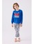 Erkek Çocuk Uzun Kol Pijama Takım RP3439 Cobalt 1