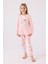 Kız Çocuk Uzun Kol Pijama Takım RP3461 Açık Pembe 1