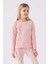 Kız Çocuk Uzun Kol Pijama Takım RP3458 Somon 2