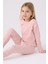 Kız Çocuk Uzun Kol Pijama Takım RP3458 Somon 3