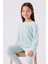 Kız Çocuk Uzun Kol Pijama Takım RP3464 Su Yeşili 2
