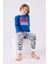 Erkek Çocuk Uzun Kol Pijama Takım RP3439 Cobalt 3