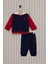 Erkek Bebek 3'lü Takım USB2082 Lacivert 2