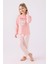 Kız Çocuk Uzun Kol Pijama Takım RP3479 Pembe 1