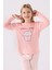Kız Çocuk Uzun Kol Pijama Takım RP3479 Pembe 2
