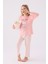 Kız Çocuk Uzun Kol Pijama Takım RP3479 Pembe 3
