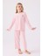 Kız Çocuk Uzun Kol Pijama Takım US1986 Açık Pembe 1