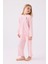 Kız Çocuk Uzun Kol Pijama Takım US1986 Açık Pembe 3