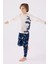 Erkek Çocuk Uzun Kol Pijama Takım RP3429 Bej 1