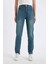 Comfort Mom Yüksek Bel Uzun Jean Yıkamalı Pantolon D4302AX24AU 1