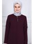 Yanları Boncuk Detaylı Ferace MDC2151 Mor 1
