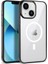 iPhone 13 Kılıf Şık Tasarımlı Wireless Şarj Özellikli Pixel Magsafe Kapak 1