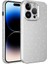 iPhone 14 Pro Max Kılıf Kamera Korumalı Simli Lüks Koton Kapak 1