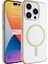 iPhone 15 Pro Max Kılıf Şık Tasarımlı Wireless Şarj Özellikli Pixel Magsafe Kapak 1