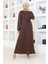 Elbise Koyu Kahverengi 202 3