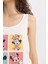 Fall in Love Disney Mickey & Minnie Atlet Şortlu Pijama Takımı B8740AX24SM 4