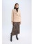 Oversize Geniş Kalıp Ceket Yaka Düğmeli Basic Düz Blazer Ceket D4562AX24AU 3