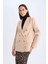 Oversize Geniş Kalıp Ceket Yaka Düğmeli Basic Düz Blazer Ceket D4562AX24AU 4