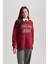 Kapüşonlu Kolej Baskılı Kalın Sweatshirt Tunik B3498AX23WN 4