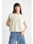 Relax Fit Bisiklet Yaka Triko Süveter D4266AX24SM 4