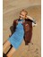 Bodycon Yarım Balıkçı Yaka Desenli Tül Uzun Kollu Mini Elbise Y5514AZ22AU 1