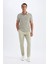 Slim Fit Dar Kesim Çizgili Kısa Kollu Polo Tişört D4795AX24SM 2