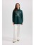 Kapüşonlu Baskılı Kalın Sweatshirt Tunik B3499AX23WN 2