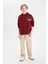 Erkek Çocuk Oversize Geniş Kalıp Kapüşonlu Kalın Sweatshirt C9285A824AU 2