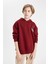 Erkek Çocuk Oversize Geniş Kalıp Kapüşonlu Kalın Sweatshirt C9285A824AU 3