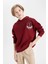 Erkek Çocuk Oversize Geniş Kalıp Kapüşonlu Kalın Sweatshirt C9285A824AU 4