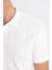 Regular Fit Kısa Kollu Dokulu Triko Polo Tişört C4140AX24SM 5