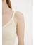 Slim Fit Dar Kesim V Yaka Askılı Örgü Kroşe Atlet A8433AX24SM 3