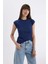 Slim Fit Dar Kesim Bisiklet Yaka Ribana Basic Düz Kısa Kollu Tişört C7334AX24SM 1