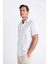 Regular Fit Yazlık Dokulu Kısa Kollu Gömlek C9435AX24SM 3