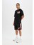 Fit NBA Chicago Bulls Standart Fit Kısa Paça Şort A3822AX24SM 1