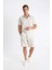 Regular Fit Yazlık Polo Yaka Pamuklu Basic Düz Kısa Kollu Gömlek D1057AX24SM 2