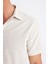Regular Fit Yazlık Polo Yaka Pamuklu Basic Düz Kısa Kollu Gömlek D1057AX24SM 5