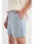 Regular Fit Yazlık Keten Bermuda Şort A2667AX24SM 5