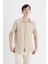 Regular Fit Yazlık Polo Yaka Pamuklu Kısa Kollu Gömlek C7633AX24SM 4