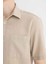 Regular Fit Yazlık Polo Yaka Pamuklu Kısa Kollu Gömlek C7633AX24SM 5