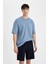 Regular Fit Düz Paça Cepli Basic Düz Şort B8792AX24SM 1