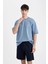 Regular Fit Düz Paça Cepli Basic Düz Şort B8792AX24SM 3