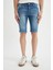 Skinny Fit Jean Bermuda Şort A4803AX24SM 1