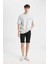 Skinny Fit Jean Bermuda Şort A5037AX24SM 2