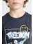Erkek Çocuk Pijama Takımı Baskılı Kısa Kollu Üst Şort C7910A824SM 5