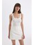 Slim Fit Dar Kesim Çizgili Yuvarlak Yaka Fitilli Kaşkorse Atlet D1357AX24SM 1