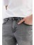 Slim Fit Dar Kesim Jean Bermuda Şort C2695AX24SM 5